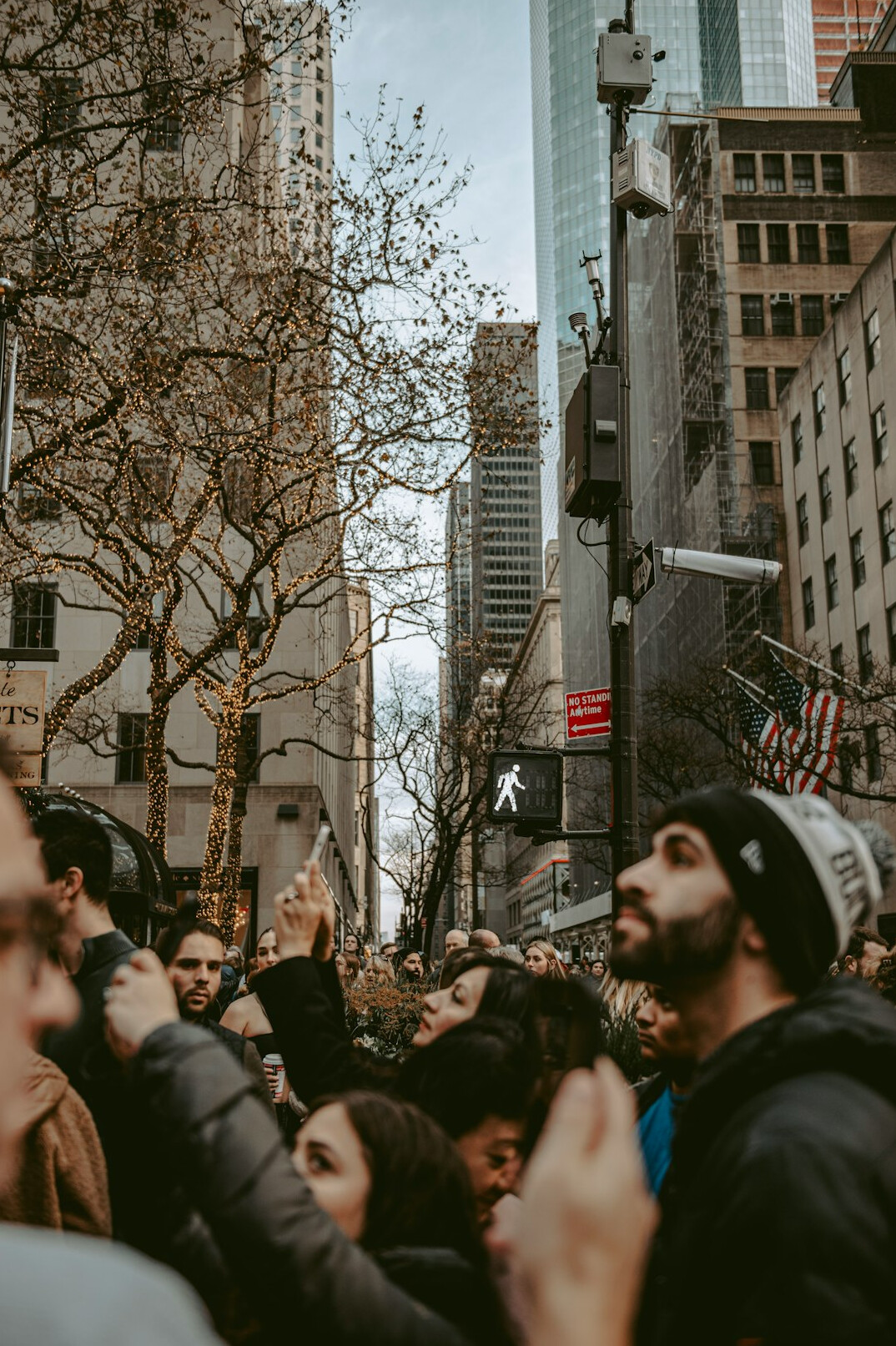 diverse people in city
