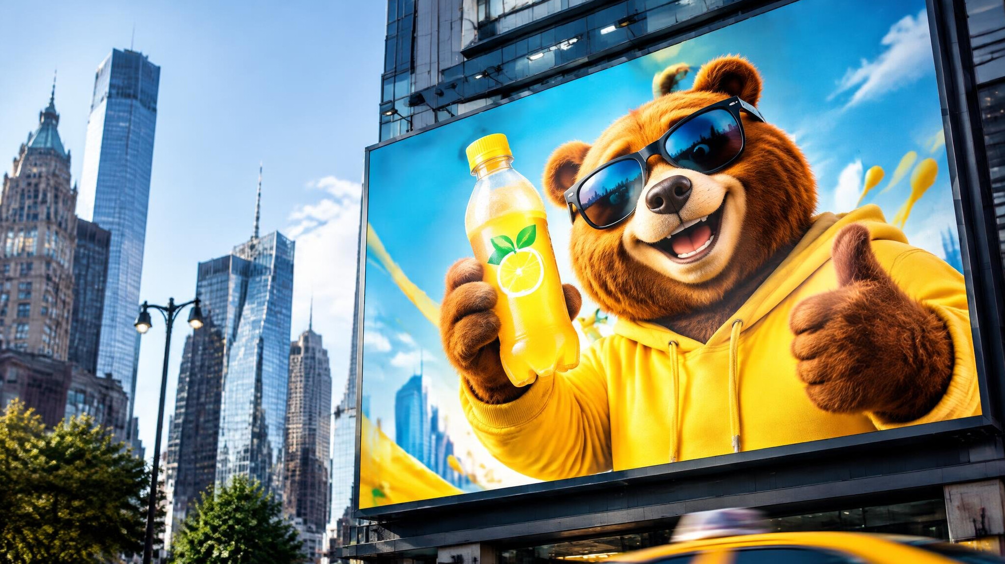 colorful ad campaign